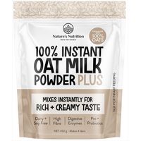 Nature's Nutrition 100% Instant Oat Milk Powder PLUS